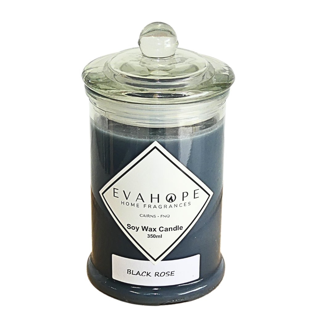 BLACK ROSE - Soy Wax Candle. 350ml