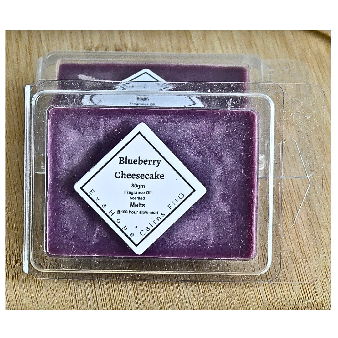 BLUEBERRY CHEESECAKE - Soy Wax Melts. 6 pack. 100ml