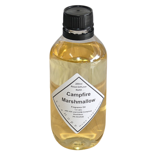 CAMPFIRE MARSHMALLOW - 200ml Reed Diffuser Refill Kit
