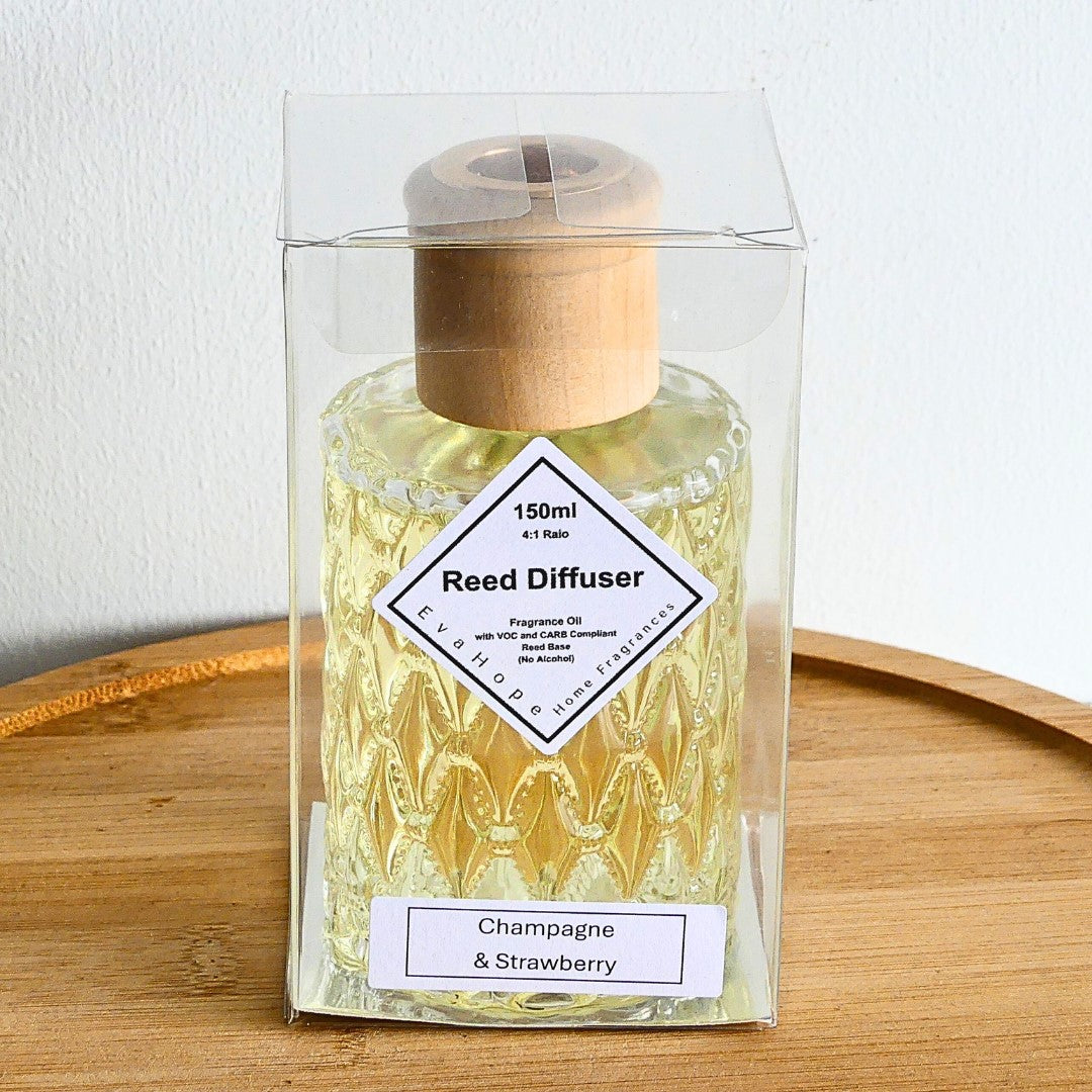 CHAMPAGNE & STRAWBERRY - 150ml Reed Diffuser