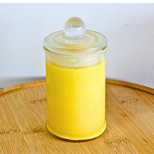 CITRONELLA LEMON - Scented, Soy Wax Candle 150ml. @30 Hr slow burn
