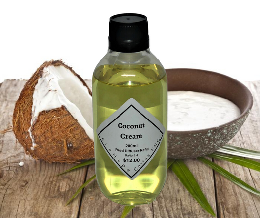 COCONUT CREAM - 200ml Reed Diffuser Refill