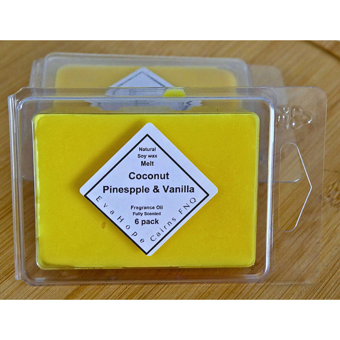 COCONUT PINEAPPLE & VANILLA - Soy Wax Melts