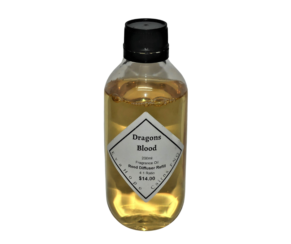 DRAGON'S BLOOD - 200ml Reed Diffuser Refill Kit