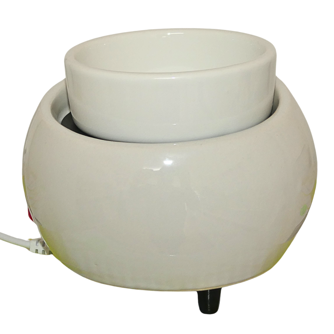 Aroma Glow - Zen White Pot - Heat Pad / Melter 240 volt
