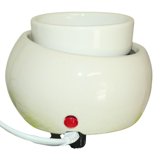Aroma Glow - Zen White Pot - Heat Pad / Melter 240 volt