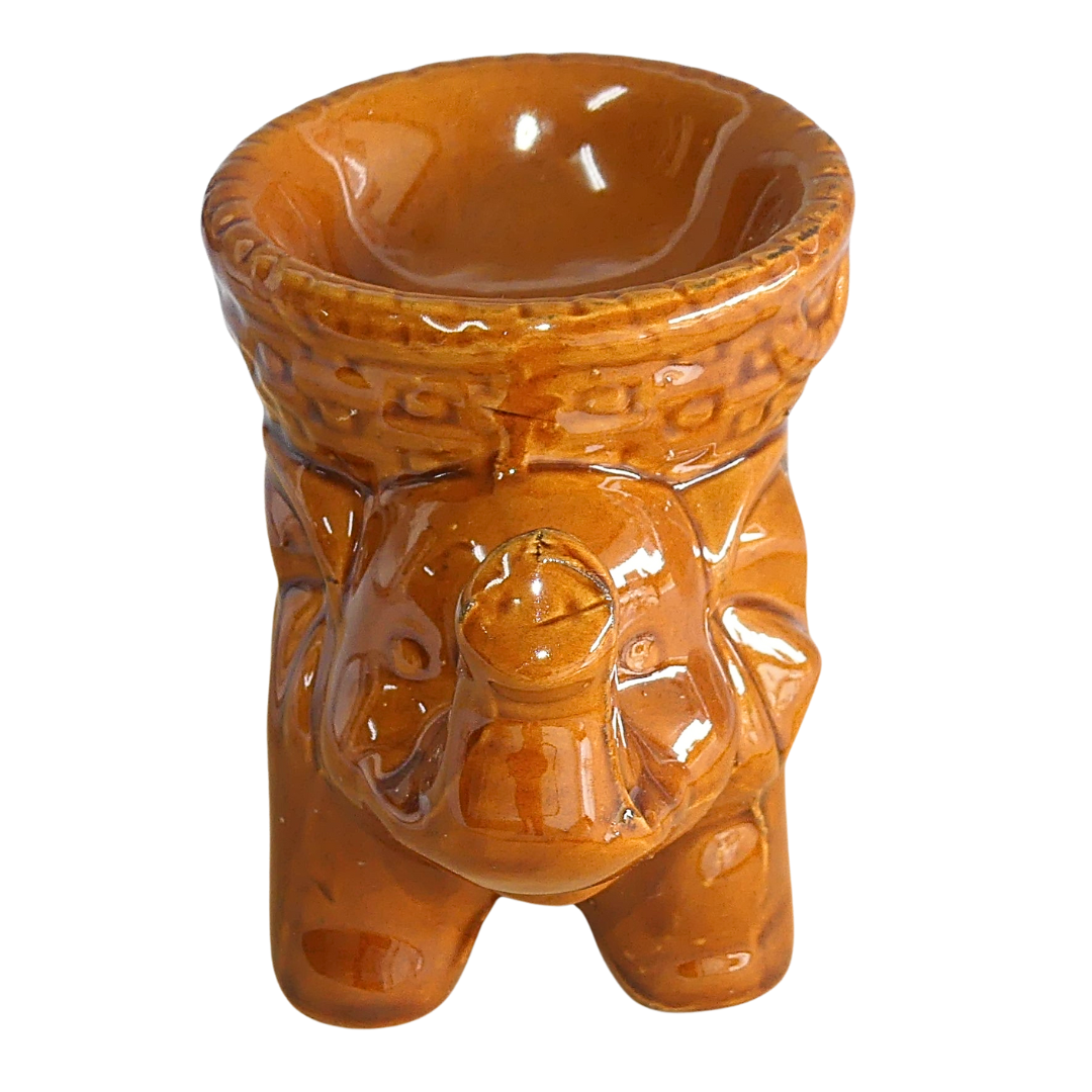 Exquisite Ceramic Elephant Shaped Incense / Oil / Wax Burner