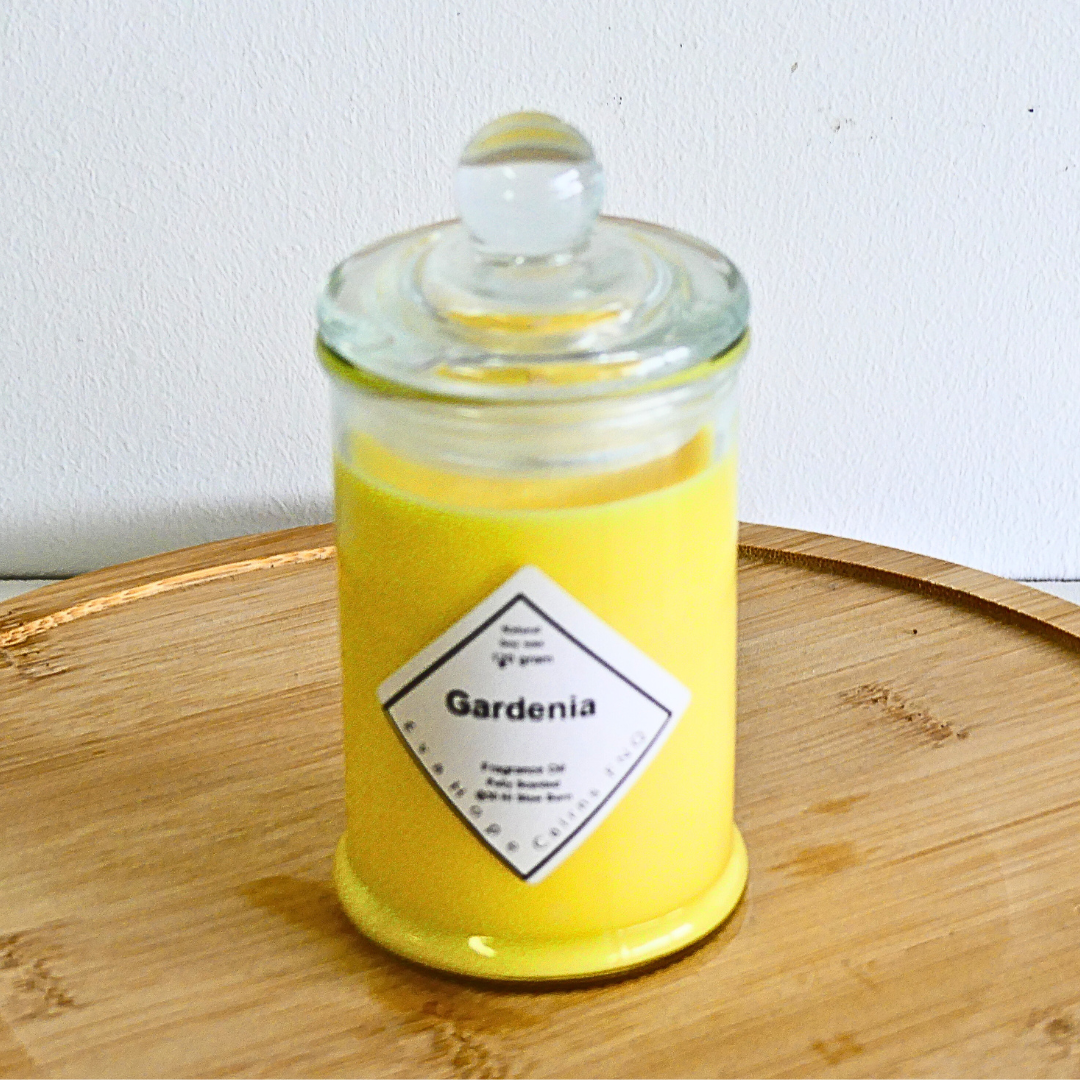 Gardenia 150gm Fully Scented, Natural Soy Wax @ 30hr slow burn