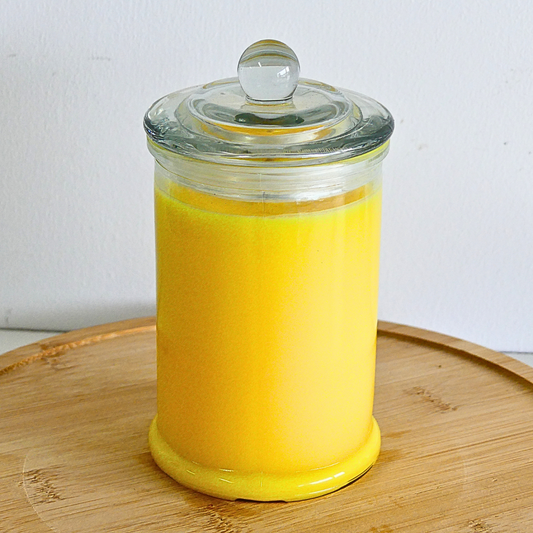 GOLDEN WATTLE - Scented Soy Wax Candle. 350ml. @65hr Slow Burn