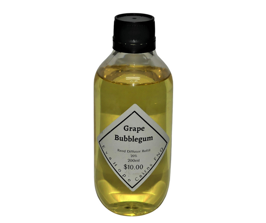 GRAPE BUBBLEGUM - 200ml Reed Diffuser Refill Kit