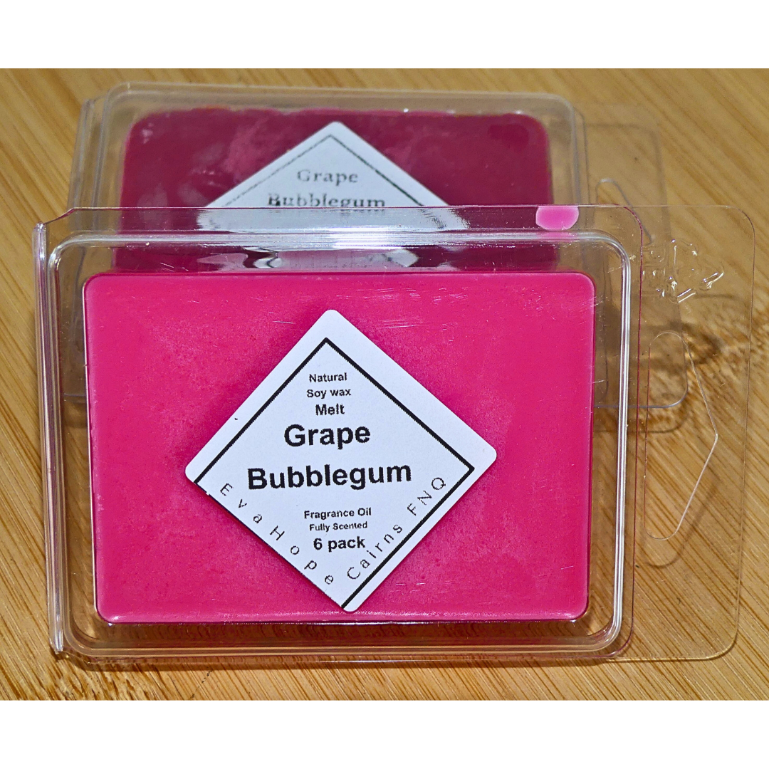 GRAPE BUBBLEGUM - Soy Wax Melts