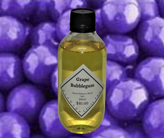 GRAPE BUBBLEGUM - 200ml Reed Diffuser Refill