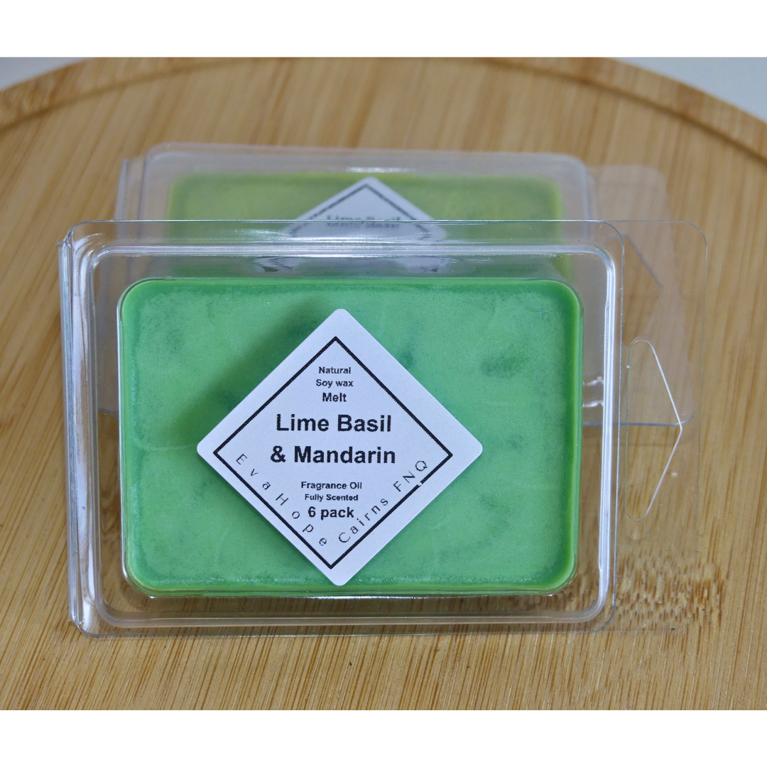 LIME BASIL & MANDARIN - Soy Wax Melts