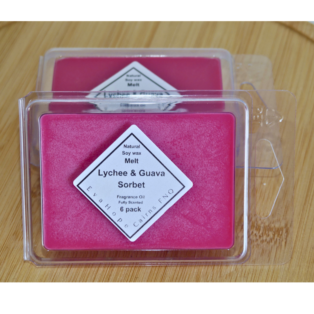 LYCHEE & GUAVA SORBET - Soy Wax Melts