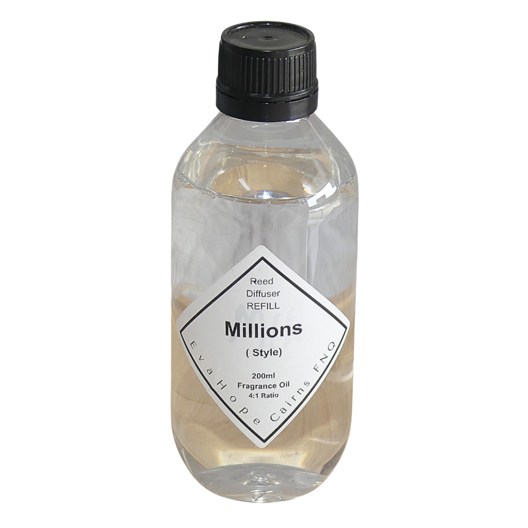MILLIONS (type) - 200ml Reed Diffuser Refill Kit