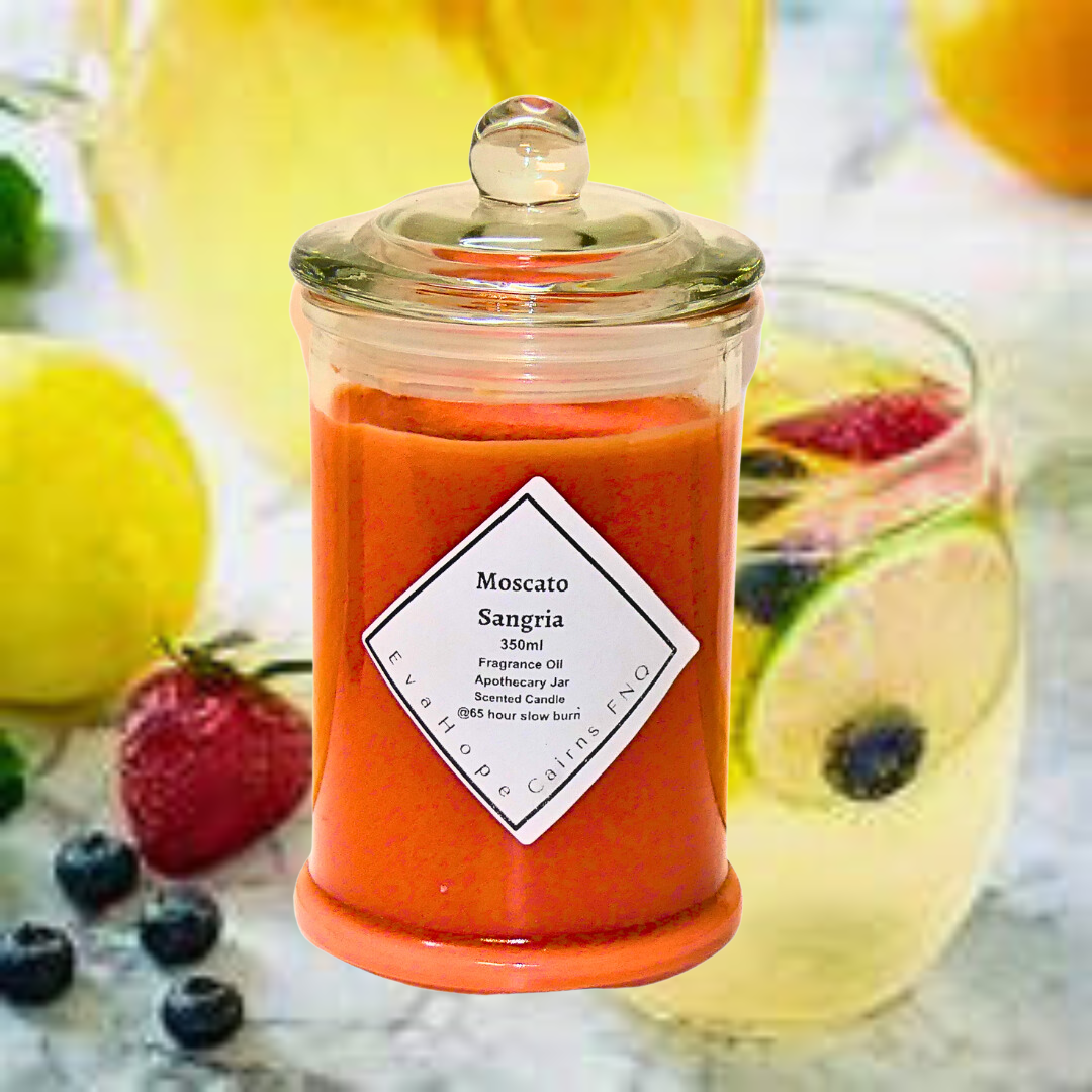 MOSCATO SANGRIA - Scented Soy Wax Candle. 350ml
