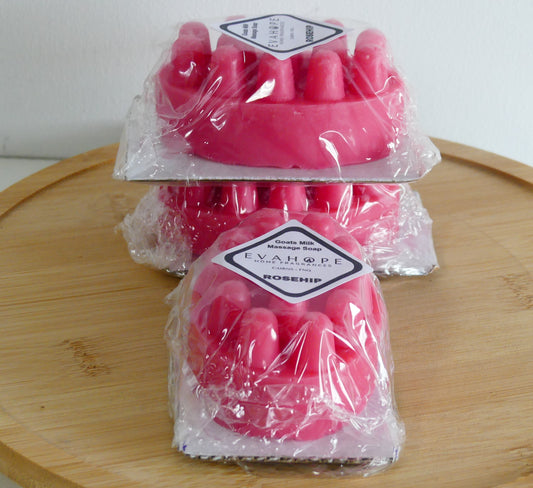 Goats Milk Massage Soap Bars (100gm) - Rosehip Essential Oil
