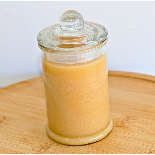 Salted Caramel Ice Cream 150ml Apothecary Jar Candle. @ 30 hr slow burn