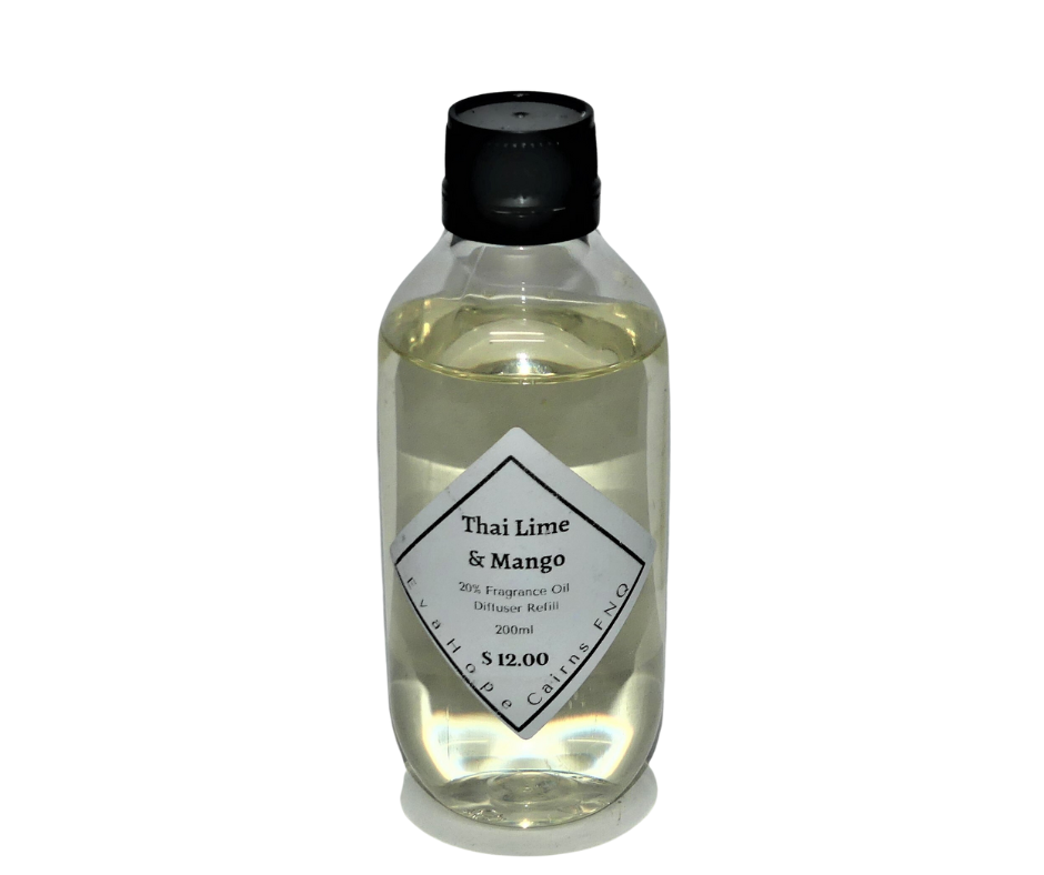 THAI LIME & MANGO - 200ml Reed Diffuser Refill
