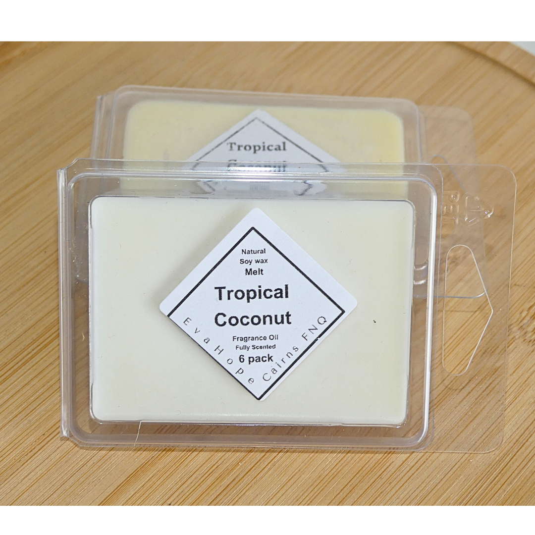 TROPICAL COCONUT - Soy Wax Melts