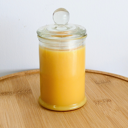 Salted Caramel Ice Cream 350ml Apothecary Jar Candle. @ 65 hr slow burn