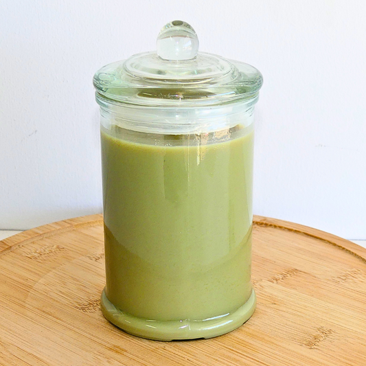 Vanilla Patchouli & Sandalwood 350ml Fully Scented, Natural Soy Wax. @ 65 hr slow burn