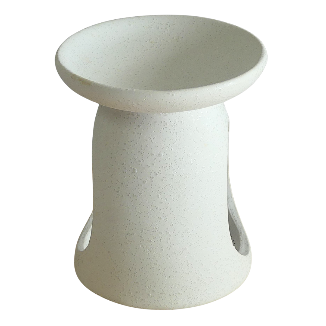 White Ceramic Wax Melter, Oil Burner