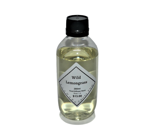 WILD LEMONGRASS - 200ml Reed Diffuser Refill Kit