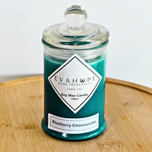 BLUEBERRY CHEESECAKE - 150ml Soy Wax Candle.