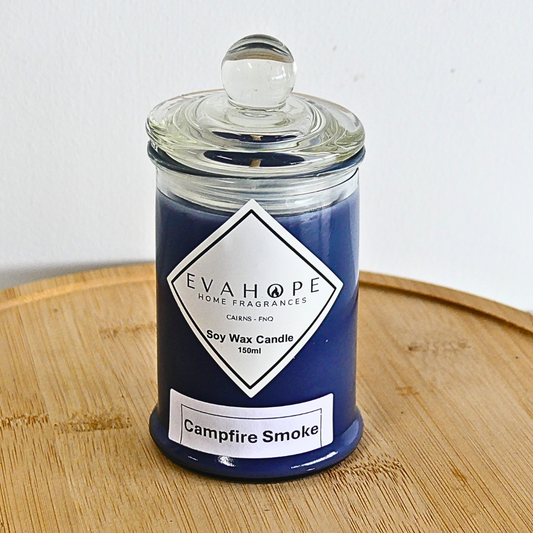 CAMPFIRE SMOKE - 150ml Soy Wax Candle.