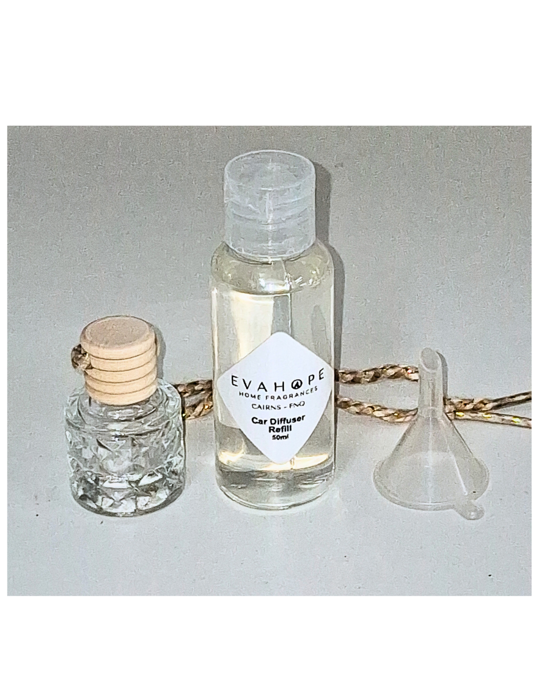 Vanilla Caramel 10ml Car Diffuser Kit. Incl: 50ml Refill
