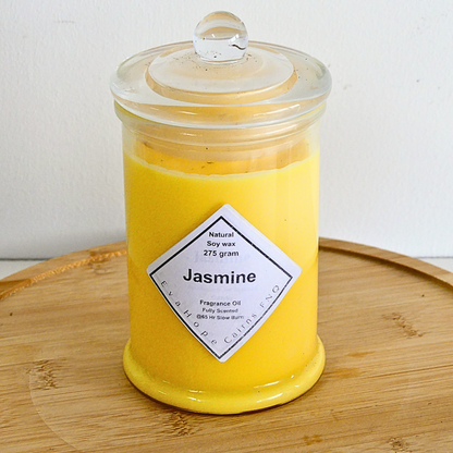 Jasmine 350ml Fully Scented, Natural Soy Wax @ 65hr slow burn