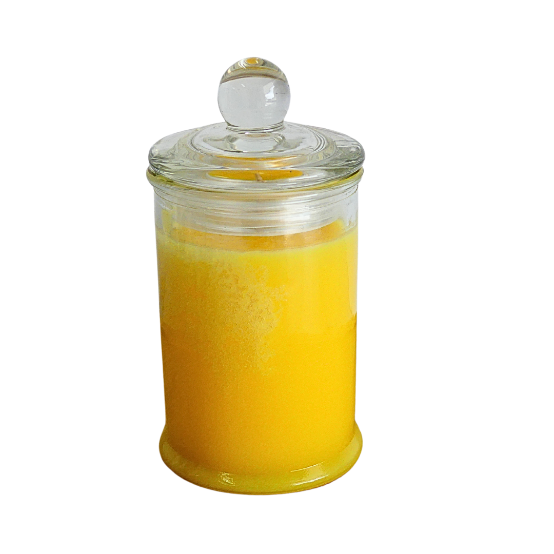 Jasmine 150ml Apothecary Jar Candle. @ 30 hr slow burn