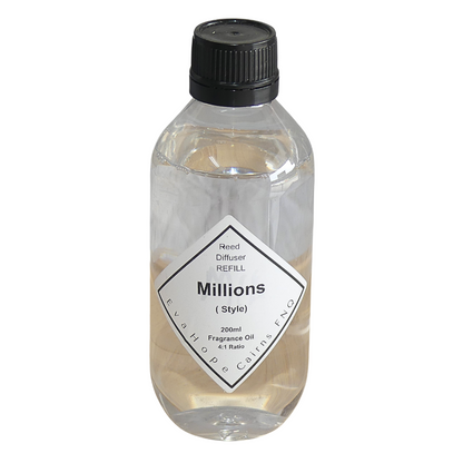 MILLIONS (type) - 200ml Reed Diffuser Refill Kit