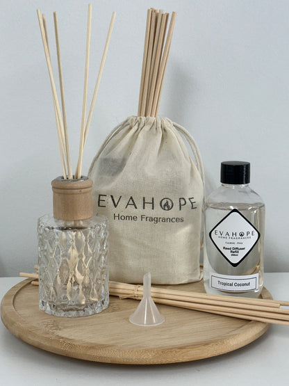 Tropical Coconut - 200ml Reed Diffuser Refill Kit