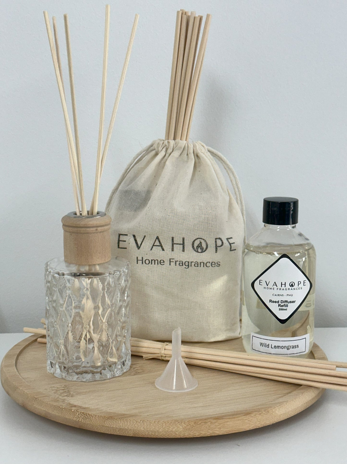 WILD LEMONGRASS - 200ml Reed Diffuser Refill Kit