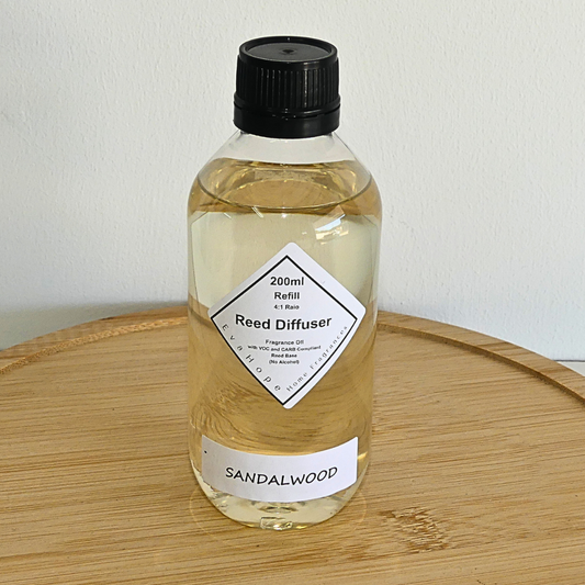 SANDALWOOD - 200ml Reed Diffuser Refill Kit